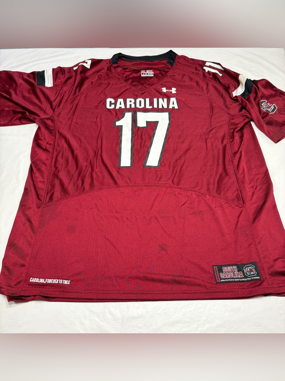 South Carolina Gamecocks Van Dyke #17 Jersey Under Armour Men’s 2XL Loose
